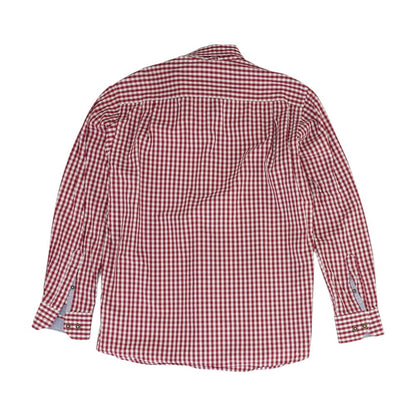Red Check Long Sleeve Button Down