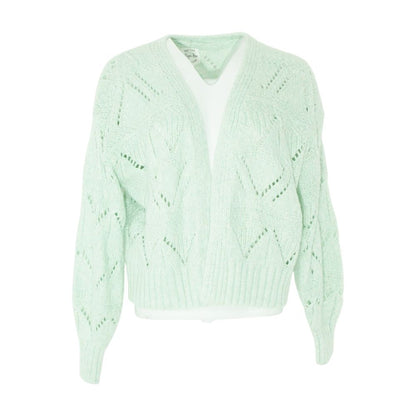 Green Cardigan Sweater