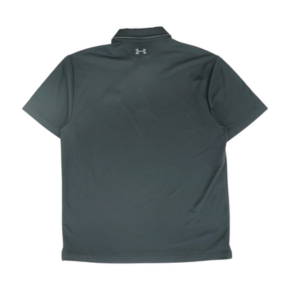 Black Solid Short Sleeve Polo