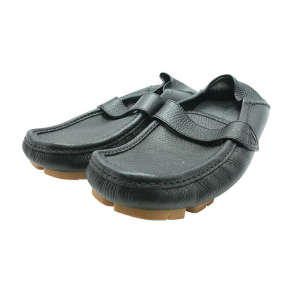 Black Leather Shore Loafer