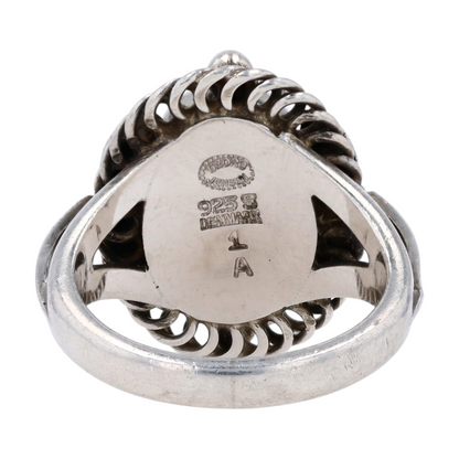 Sterling Silver Moonstone Fashion Ring