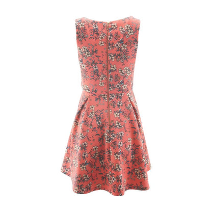 Pink Floral Mini Dress