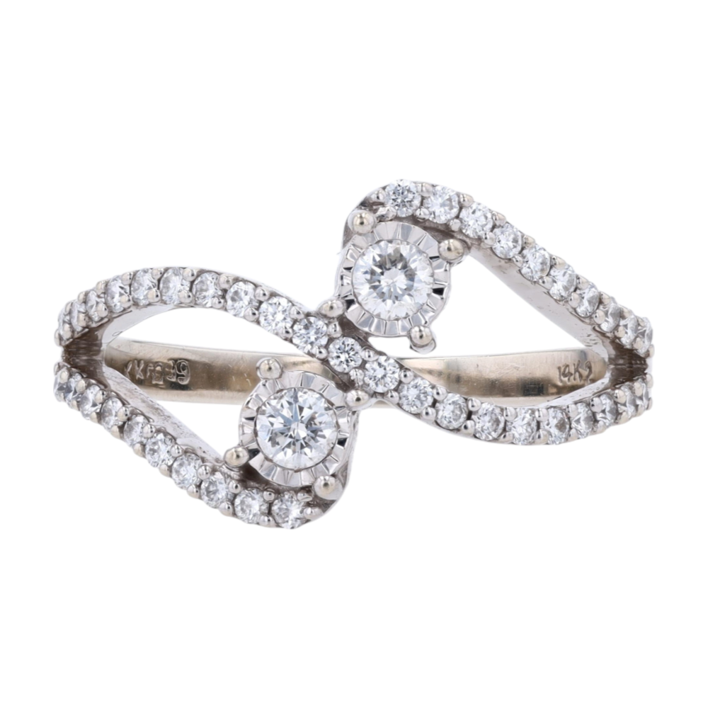 3/4 ctw 14K White Gold Diamond Fashion Ring