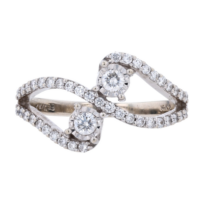 3/4 ctw 14K White Gold Diamond Fashion Ring