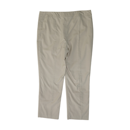 Beige Regular Pants