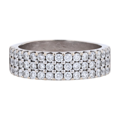 1 ctw 14K White Gold Diamond Band Ring