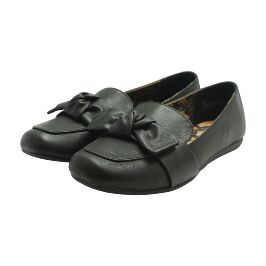 Black Slip-On Flats
