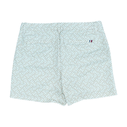 Tan Abstract Chino Shorts