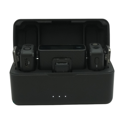 Mic (2 TX + 1 RX + Charging Case) Wireless Microphone System