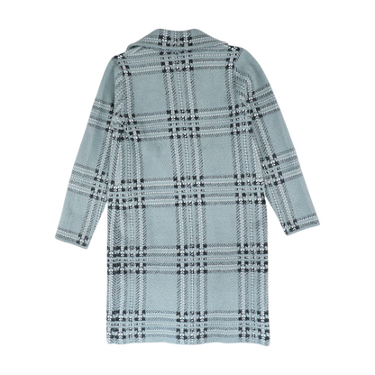 Gray Plaid Coat