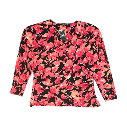 Black Floral Blouse