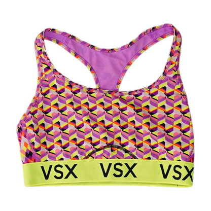 Pink Print Sports Bra