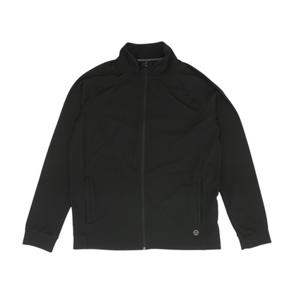 Black Solid Active Jacket