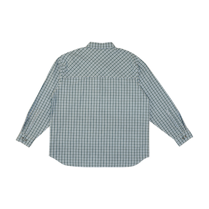 Multi Check Long Sleeve Button Down