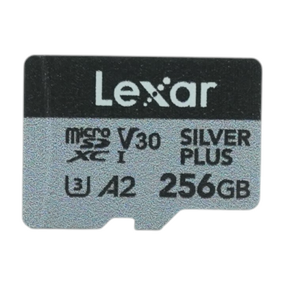 256GB Silver Plus Micro SD Card