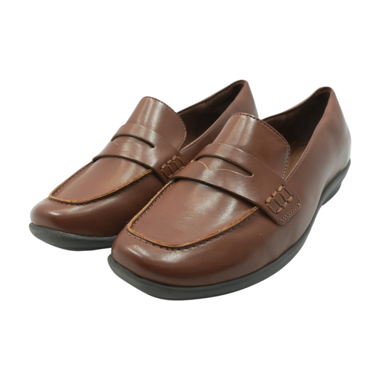 Brown Slip-On Flats
