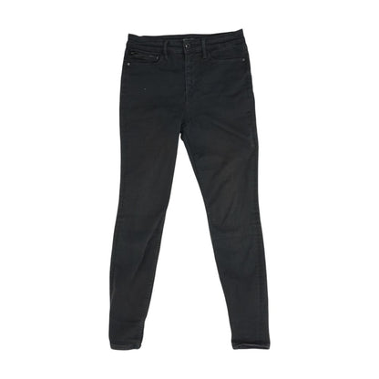 Black High Rise Skinny Leg Jeans
