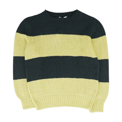 Charcoal Color Block Pullover Sweater