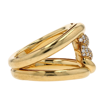 1/5 ctw 18K Yellow Gold Diamond Fashion Ring