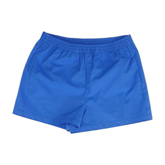 Blue Solid Active Shorts