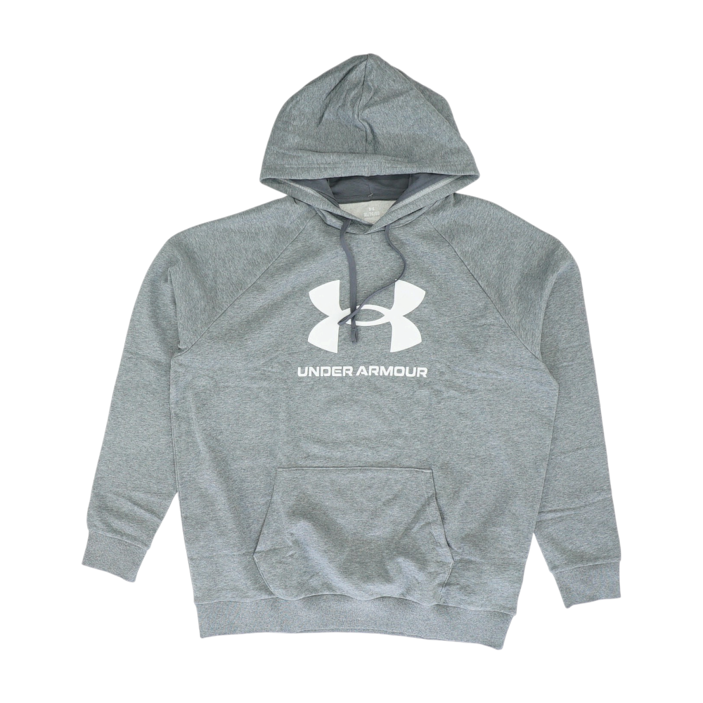 Gray Solid Hoodie Pullover