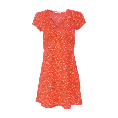 Red Polka Dot Mini Dress