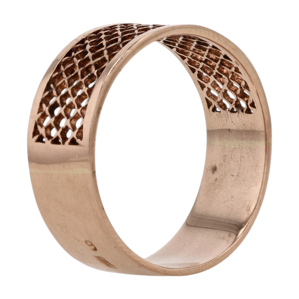 14K Rose Gold Band Ring – Image 5