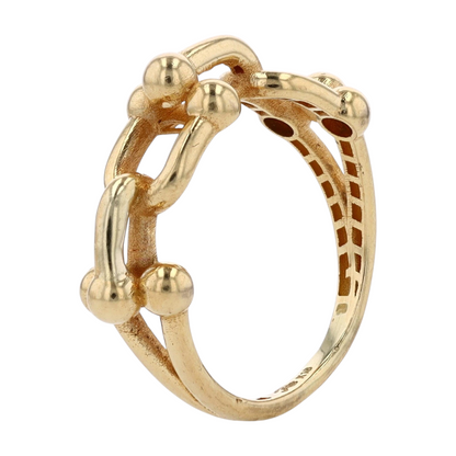 18K Yellow Gold Fashion Ring
