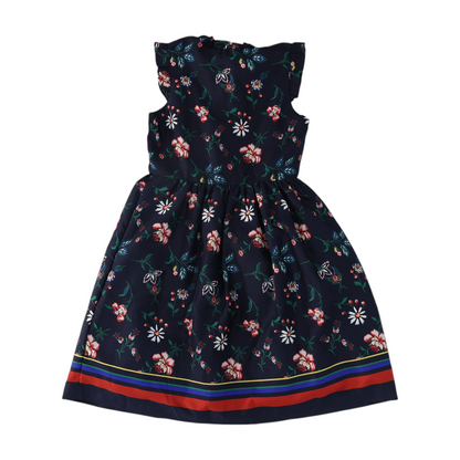 Navy Floral Dress