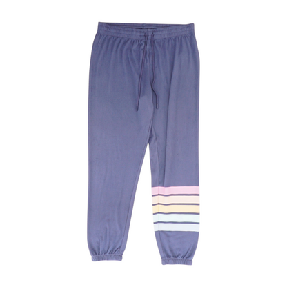 Blue Solid Pajama Bottom