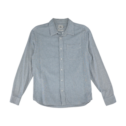 Black Striped Long Sleeve Button Down