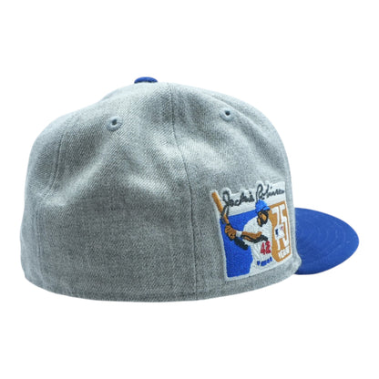 Gray Brooklyn Dodgers Jackie Robinson Ballcap