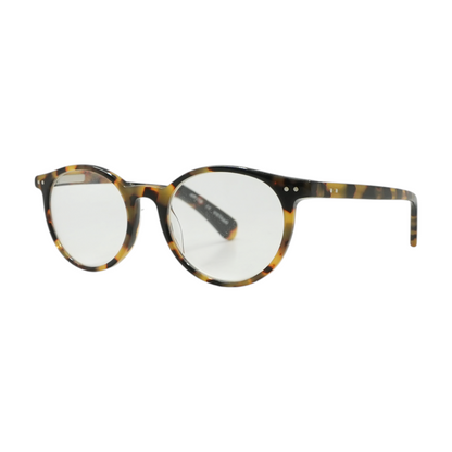 Tortoise Case Closed Round Prescription Eyewear