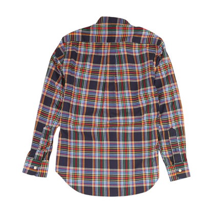 Multi Plaid Long Sleeve Button Down