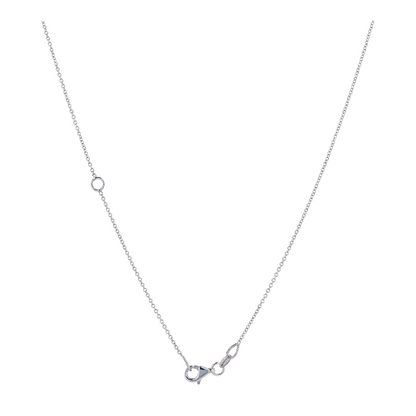 White Gold Diamond Pendant Necklace