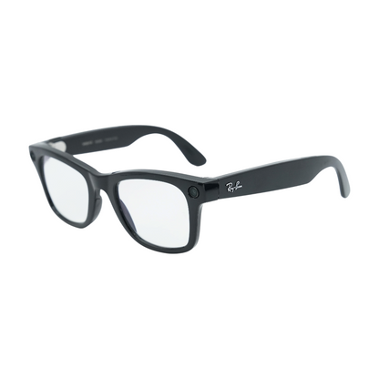 Black Meta Wayfarer Smart Glasses