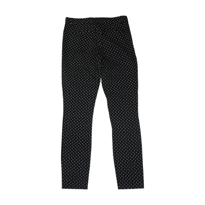 Black Tall Print Skinny Pants
