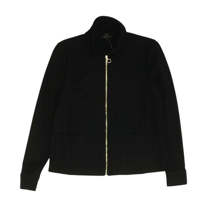 Black Solid Active Jacket