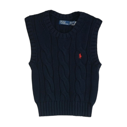 Navy Vest Sweater