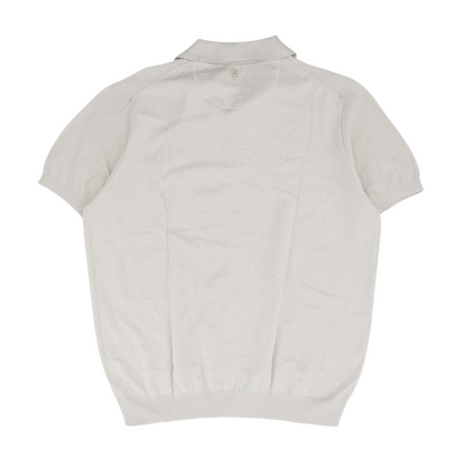 Tan Solid Short Sleeve Polo