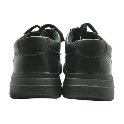 Black Lace Up Casual Shoes