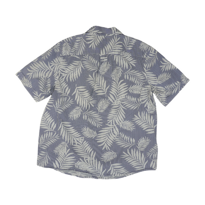 Blue Striped Short Sleeve Button Down