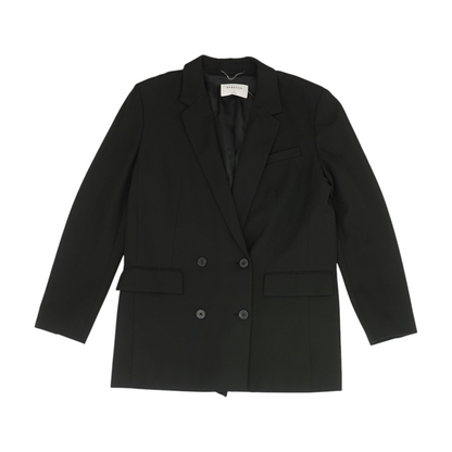 Black Solid Blazer