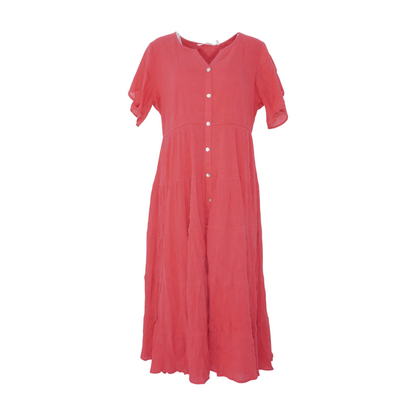 Coral Midi Dress