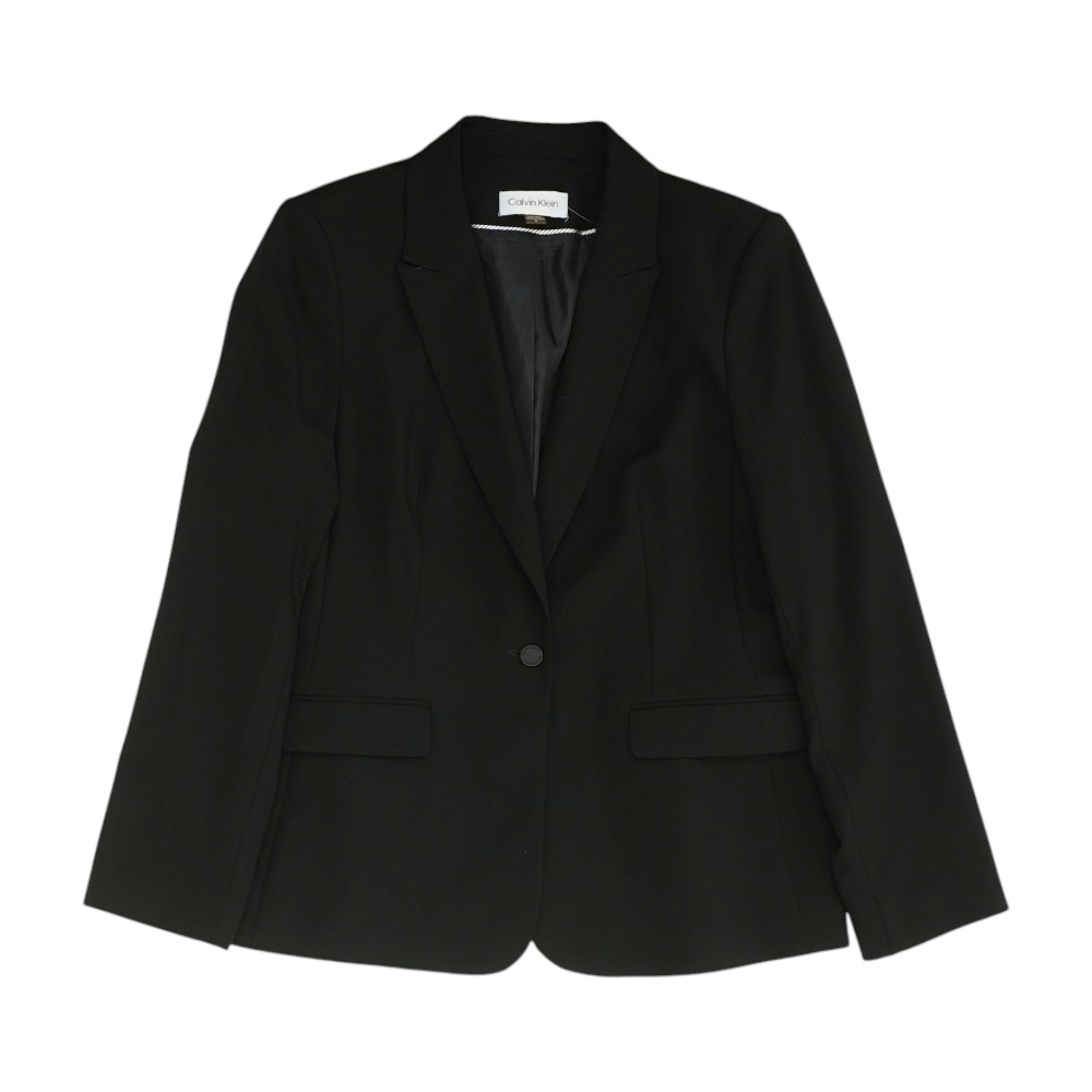 Black Solid Blazer
