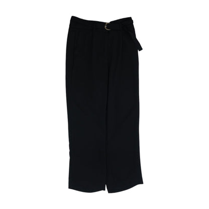 Black Solid Pants