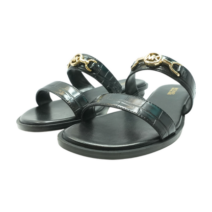 Black Flat Sandals
