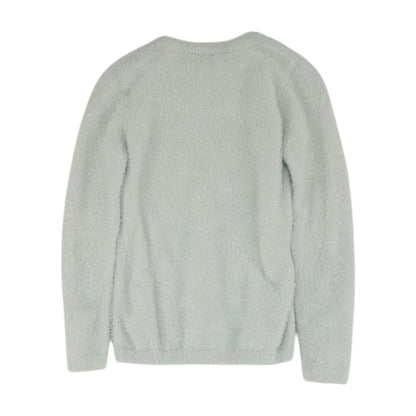 Gray Solid Pullover Sweater