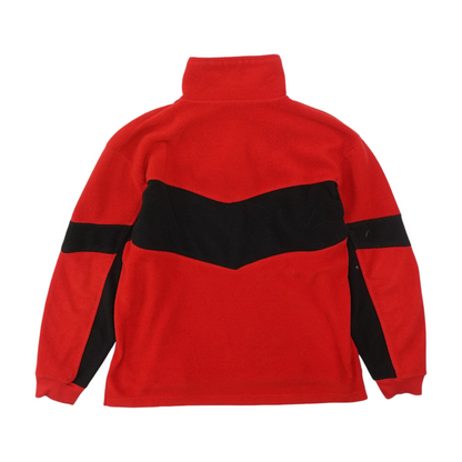 Red Georgia Bulldogs Color Block 1/4 Zip Pullover