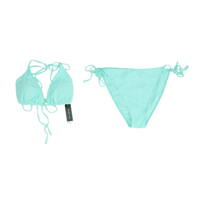 Blue Plus Size Swim Set